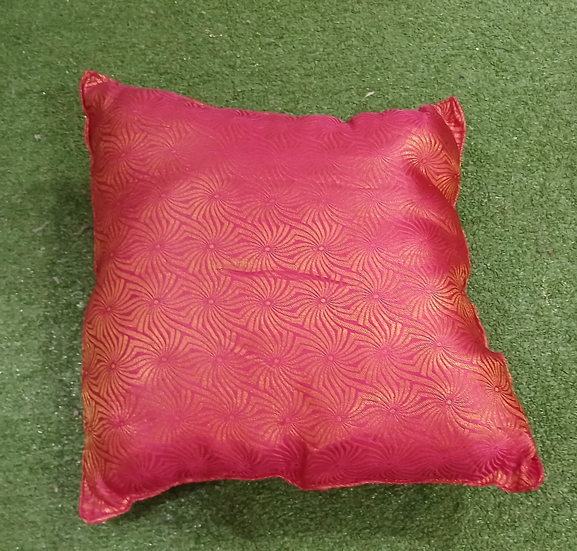 Mehendi Cushions Red