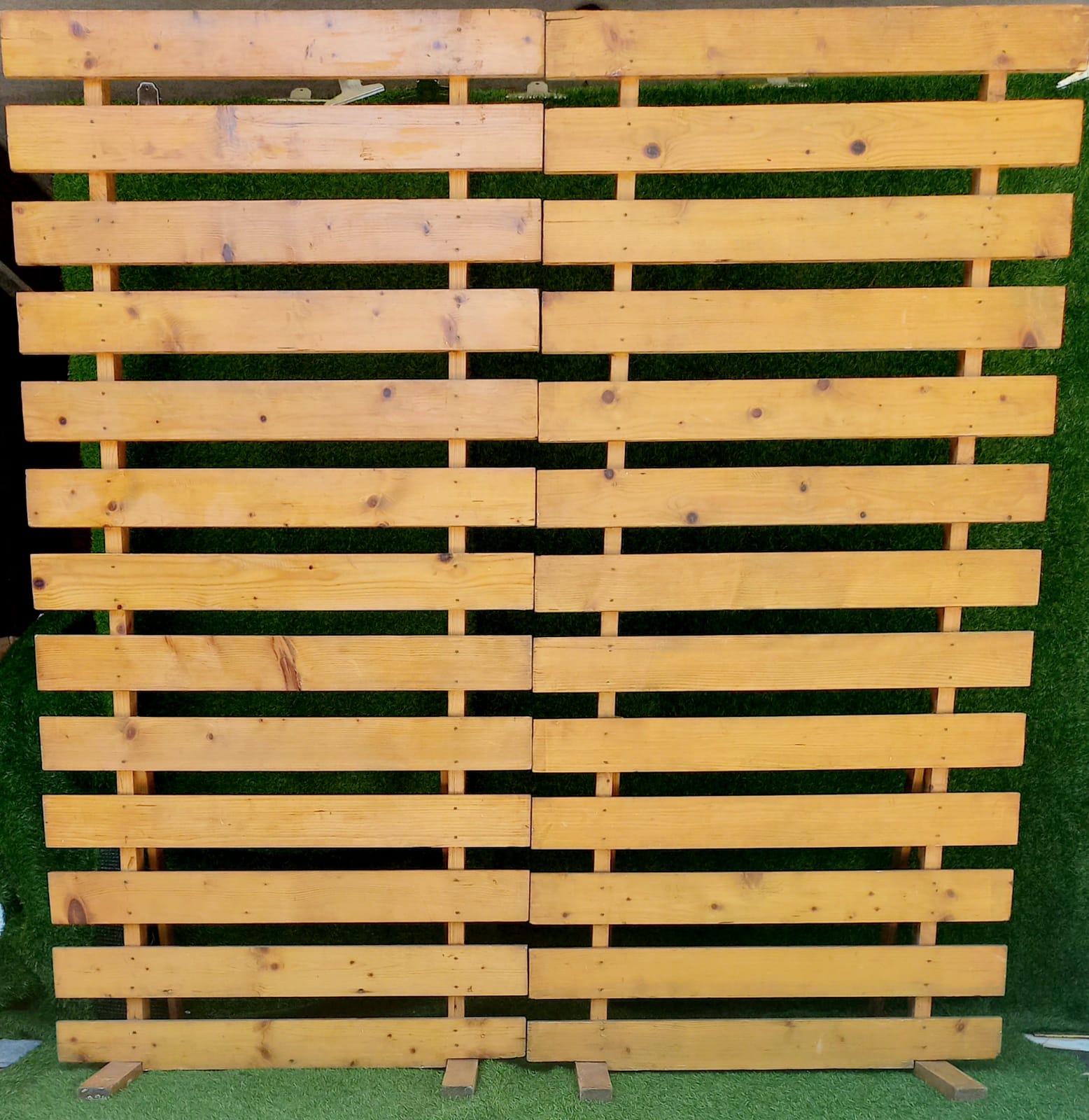 Each pallet
Height 7 Feet
Width 3.5 Feet