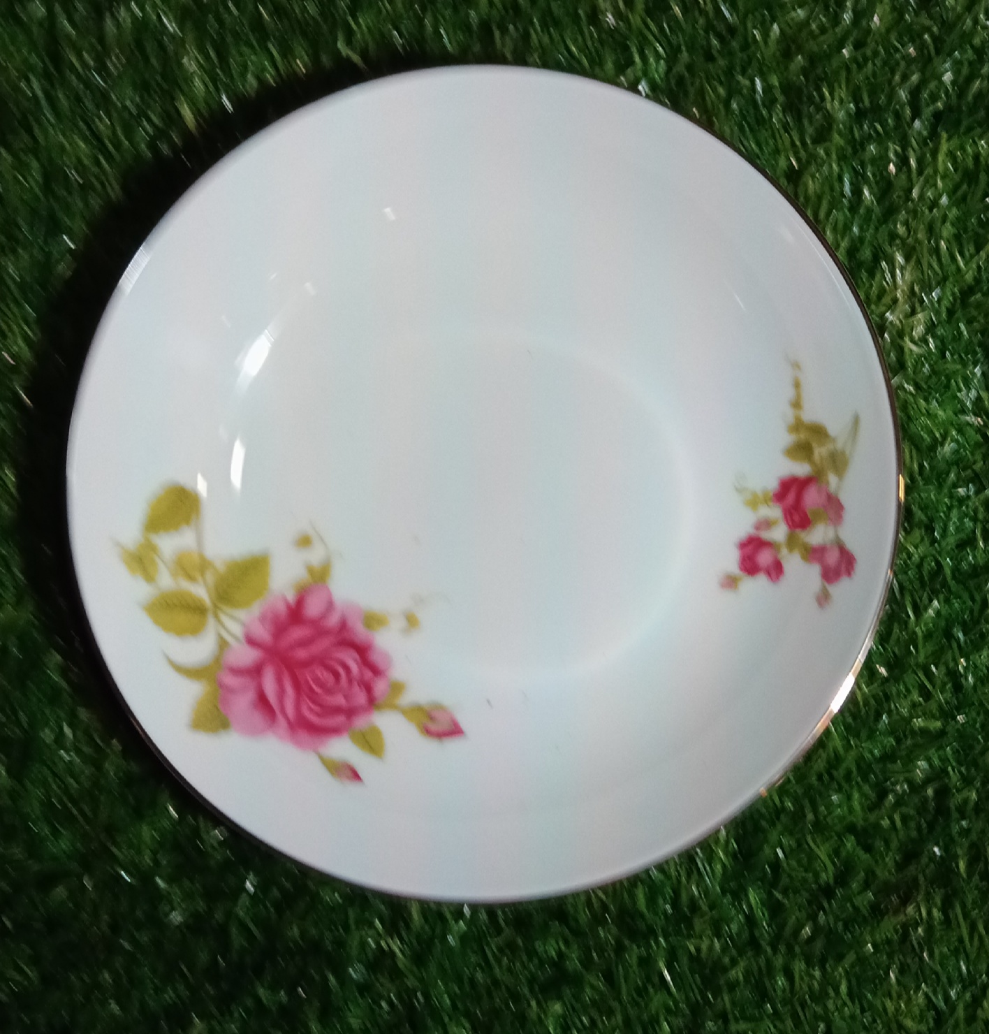 Red Rose Large Curry Bowl