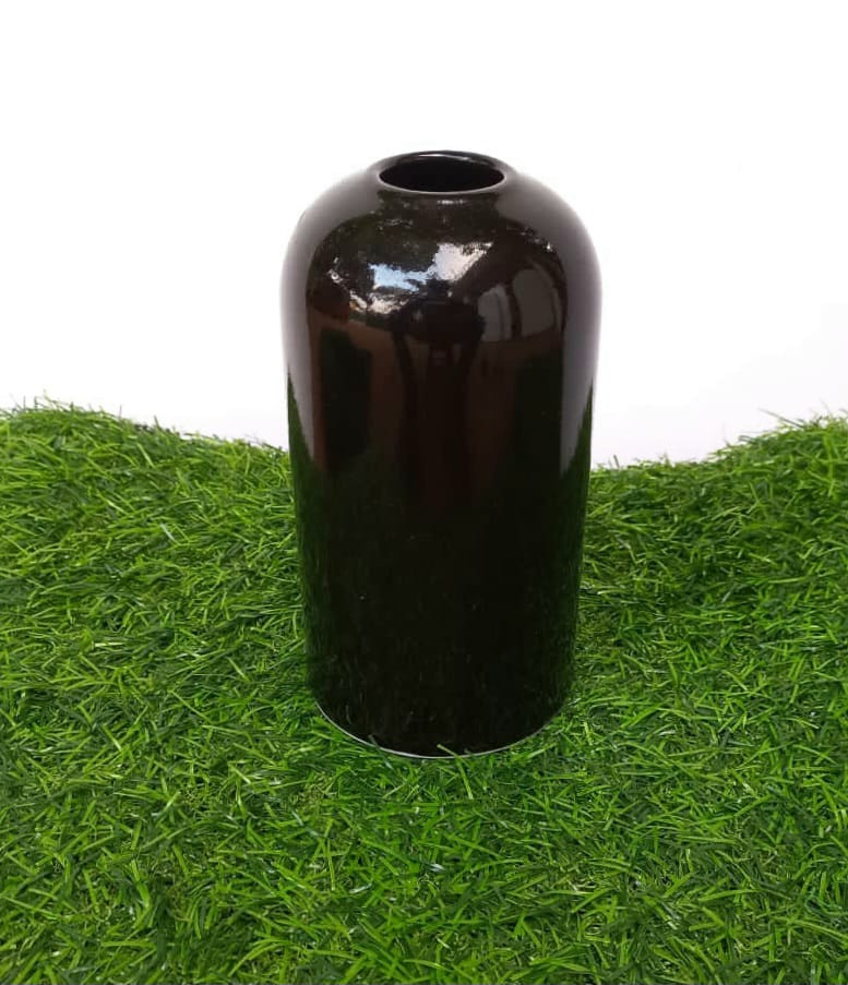 Black Glass Bottles Small ( Vase )