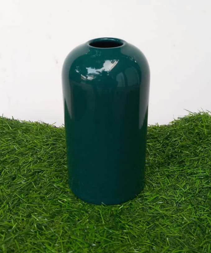 Dark Green Glass Bottles Small ( Vase )