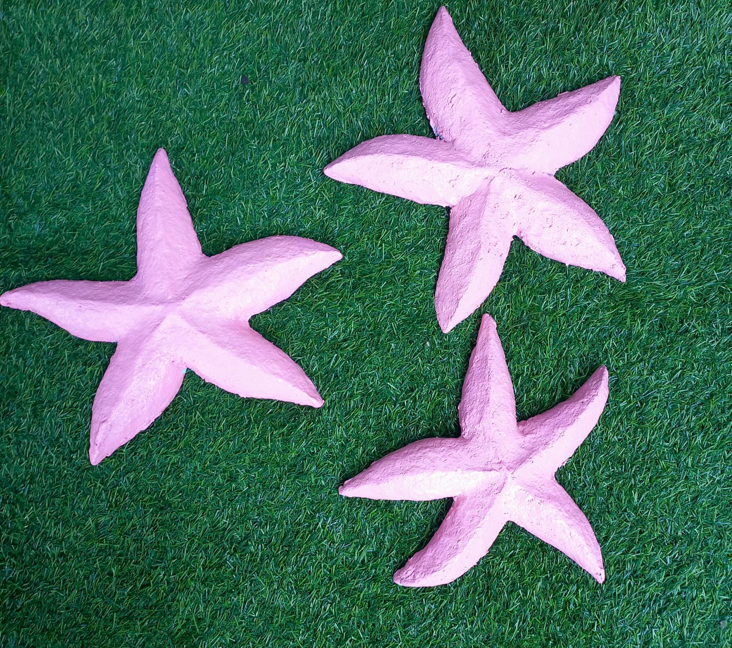 Star Fish Set Of 3 - Pastal Pink