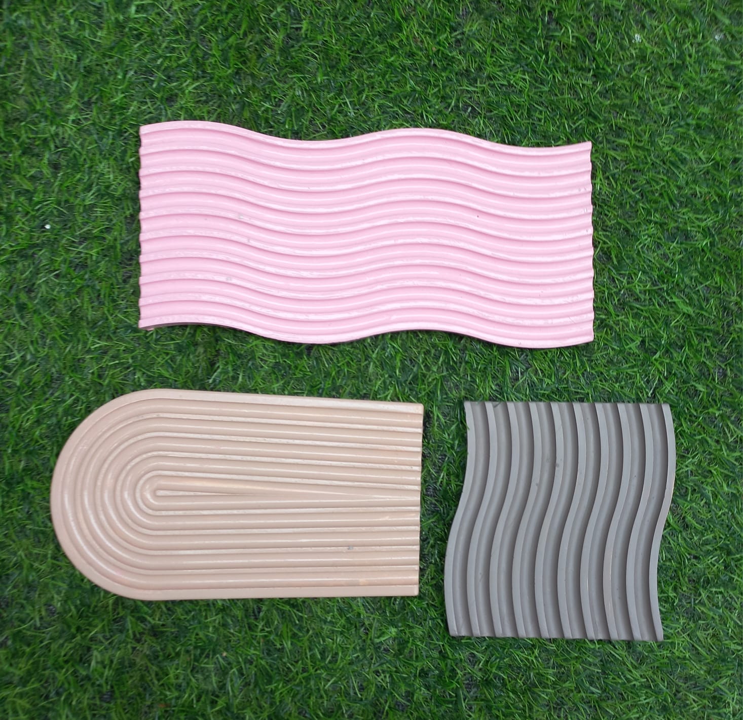 03 Pcs Clay Plates