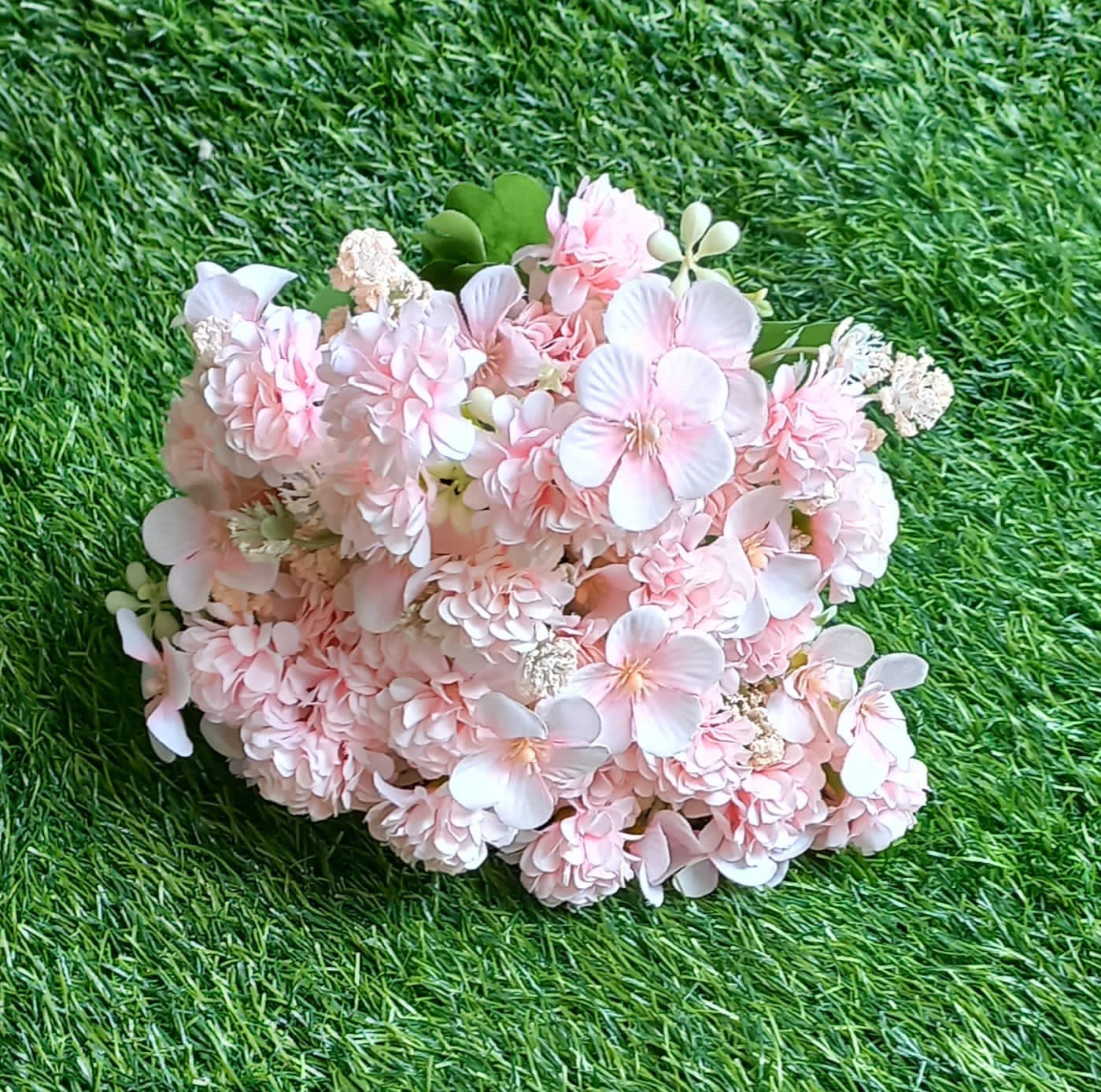 Pink /peach Small Flower Bunch