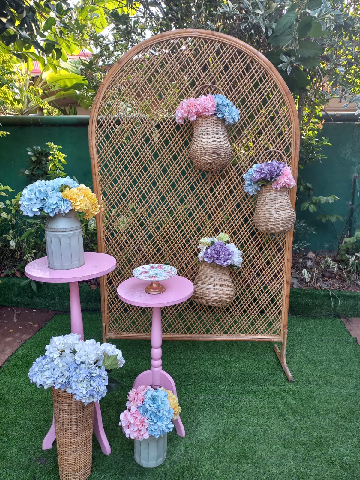 Floral  / Flower / Rattan / Pink Theme SetUp 04