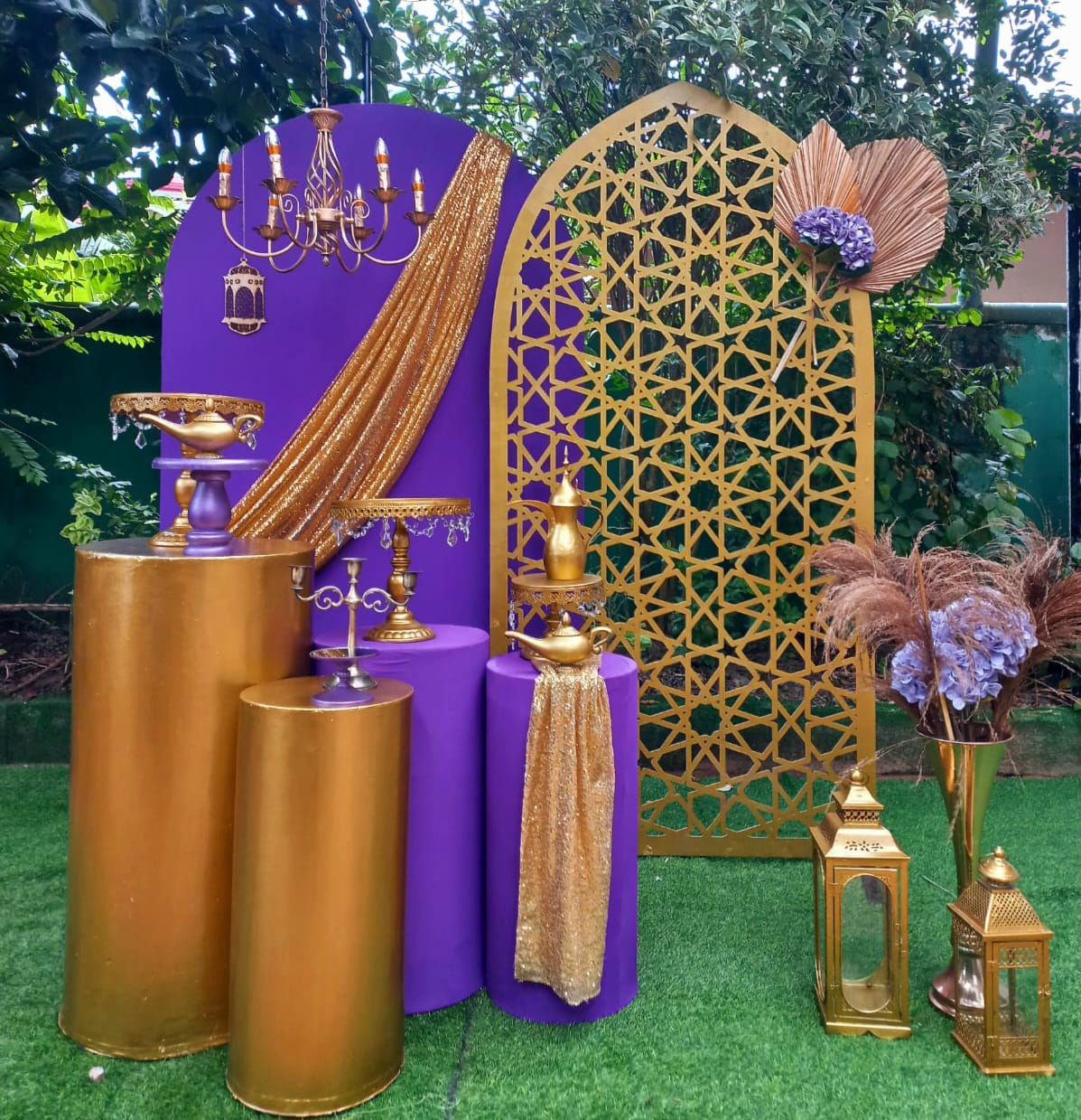 Eid SetUp 17 / Purple / Gold