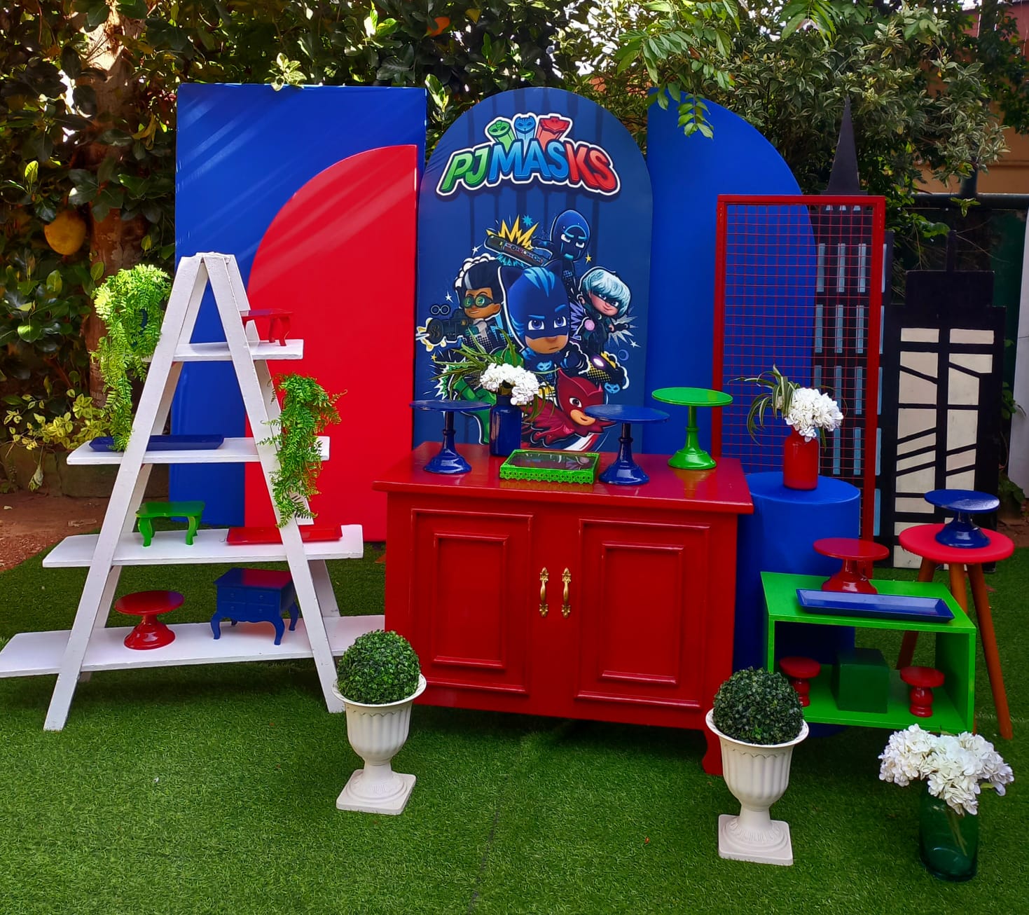 PJ Masks SetUp 01 / Red / Royal Blue / Green